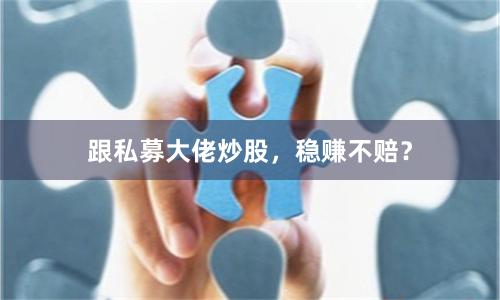 跟私募大佬炒股，稳赚不赔？